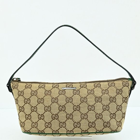 Auth Gucci Hand Bag Brown Canvas #41552G26B - Picture 3 of 12